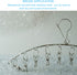Clothes Hanger with 10 Clips Laundry Drying Rack 6 Pack, Clothes Drying Rack Stainless Steel Sock Hangers Windproof Clip and Drip Hanger for Dryin...