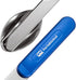 PortableAnd Travel Cutlery 3 PCS Camping Utensil Set with Spoon, Fork, Knife & Bottle Opener Best Gift for Travel, Outdoor Backpacking Flatware wi...