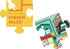 Petit Collage Follow + Spot Puzzle, Around Town, 10-Pieces – Large Puzzle for Kids, Completed Educational Puzzle Measures 21”x 8.5” – Makes a Grea...