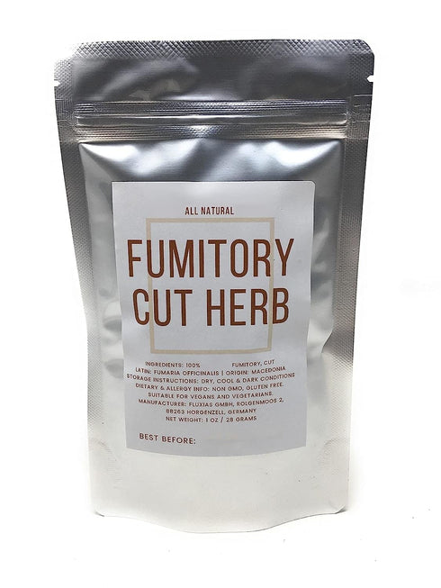 Fumitory Herb - Ingredients: 100% Natural, Cut, Dried Fumitory (Fumaria Officinalis) from Macedonia - Net Weight: 1 oz / 28 Grams...