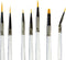 Best Model Miniature Paint Brushes - Small Detail Paint Brush Set - 7 pcs Model Paint Brushes for Miniature Painting, Fine Detailing – Tiny, Mini,...