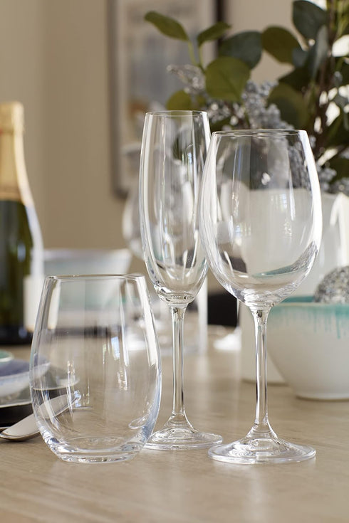 Mikasa Julie Champagne Flute, 8-Ounce, Set of 4...