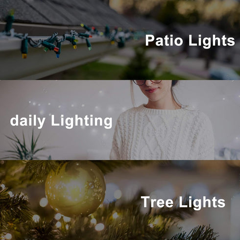 Holiday Light Clips Christmas Light Clips Outdoor Hang Gutter Hooks for Christmas Decoration String Lights Weatherproof Outdoor Lights Clips for H...