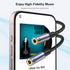 MOSWAG Headphone Splitter 3.5mm Stereo to Dual 3.5mm Female Headphone Jack Audio Stereo, Extension Cable Audio Stereo Y Splitter Compatible with i...