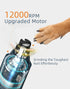 Dog Nail Grinder Super Quiet (45 db) 6-Speed pet nail grinder with 2 LED Lights 12000RPM & Professional 3 Grinding Ports Rechargeable Dog Nail Tri...