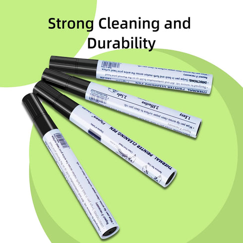 Thermal Printer Printhead Cleaning Pen for Thermal Receipt Shipping Label POS Card Printer Cleaner 4pcs...
