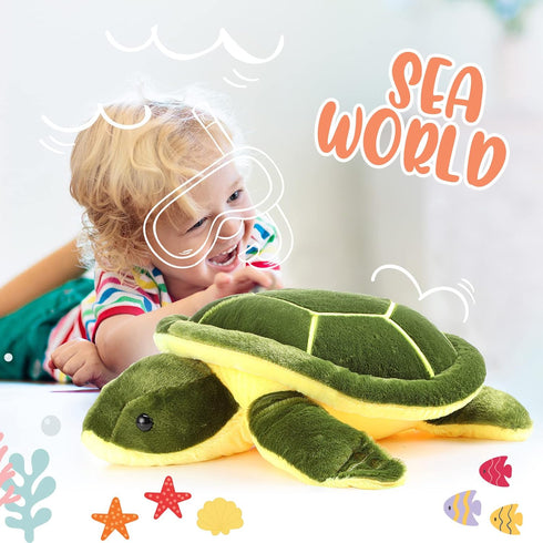Soft Plush Sea Turtle Stuffed Animals, Plush Pillow Toys, Giant Stuffed Turtle, Tortoise Plush Toys Doll Birthday Graduation Nurse's Teacher's Day...