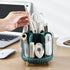 CANITORON Makeup Brush Holder,360°Rotating Makeup Brush Case,Multiple Region Storage Skincare Organizer,Cosmetic Display Cases for Vanity,Office D...