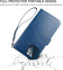 Bocasal Detachable Wallet Case for iPhone 13 Pro Max RFID Blocking Card Slots Holder Premium PU Leather Magnetic Kickstand Shockproof Wrist Strap ...