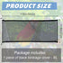 Bird Cage Netting Seed Catcher - Adjustable Bird Cage Skirt Seed Catcher, Large Soft Breathable Mesh Bird Seed Catcher for Indoor Round Square Cag...