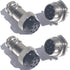 CESS Aviation 8 Pins Plug and Socket Wire Cable Connectors - Diameter 0.63" (16mm) (jcx) (2 Packs)...