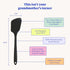 GIR Get It Right Silicone Spatula Turner - Heat-Resistant up to 425°F - Nonstick Pancake Flipper, Egg & Kitchen Tool - Mini 11 Inch - Black Silico...