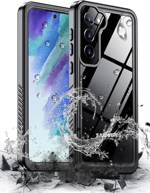Hualele for Samsung Galaxy S21 FE Case Waterproof, Built in Lens & Screen Protector Rugged Full Body Protective Military Grade Drop Protection IP6...