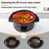 Leakproof & Reusable Slow Cooker Liners - Fits 6&7 Quart Round Crock-Pot - Dishwasher Safe Cooking Liner for Easy Cleanup...