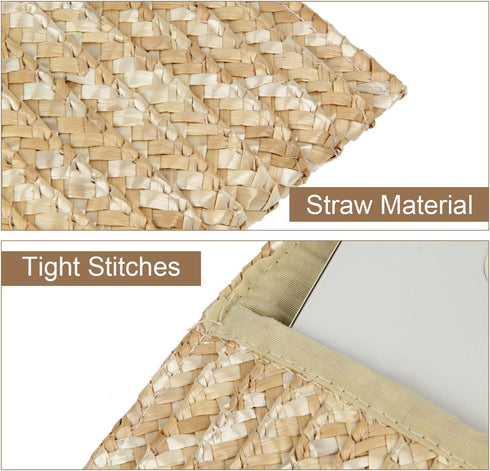 Freie Liebe Straw Clutch Bag for Women Summer Clutch Purses Beach Envelope Wallet Woven Handbags...