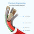SOOPII 100W 4ft USB C to USB C Cable Fast Charge, Nylon Braided Cable with LED Display for lPhone 15/15 Pro/15 Plus/15 Pro Max,lPad Air,MacBook Pr...