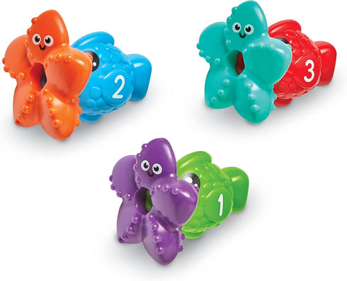 Learning Resources Steve The Scoop & Splash Shark, 7 Pieces, Ages 18 Months+, Toddler Learning Toys, Baby Toys ,Toddler Bathtub,Pool Toys, Water T...