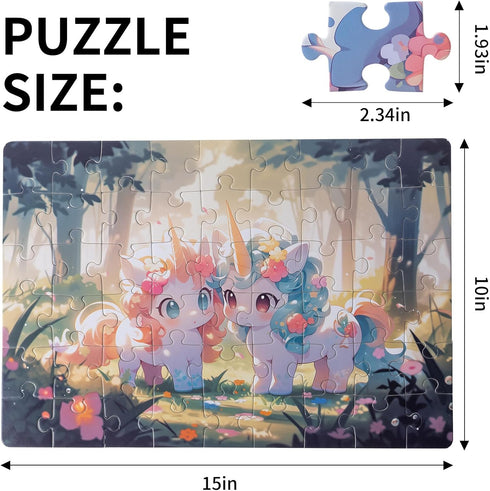 Puzzles for Kids,Animals Jigsaw Puzzles,54 Piece Puzzle for Toddler Ages 4-6 Years,Birthday Gift, for 3-8 Years Old,Children Preschool Educational...