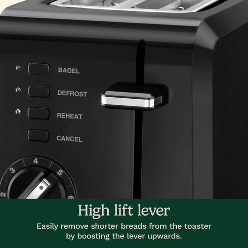 Cuisinart CPT-122BK 2-Slice Compact Plastic Toaster, Black...