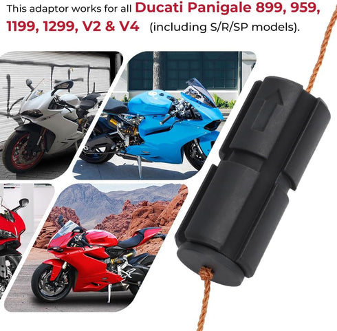 Stem Mount Adaptor for Quad Lock Rokform Effortlessly Mount Your Phone for Ducati Panigale-Perfect Phone Mount Solution...