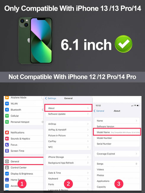 Compatible with iPhone 13/iPhone 14/iPhone 13 Pro Privacy Screen Protector 6.1 inch Display, Purple Gradient Colorful Anti Spy Blue Light HD Tempe...