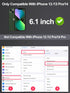Compatible with iPhone 13/iPhone 14/iPhone 13 Pro Privacy Screen Protector 6.1 inch Display, Purple Gradient Colorful Anti Spy Blue Light HD Tempe...