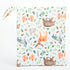Wet Dry Bag Baby Cloth Diaper NappyReusable Washable With Two Zippered Pockets (Watercolour Animals)...