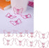 50Pcs Butterflies Paperclip Set, Pink Cute Paperclips, Metal Paperclips for Office, Home, and School Use...