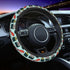 Black Cute Japanese Sushi Steering Wheel Cover Car Accessories Cute for Women Girls Girly Universal 15 Inch Neoprene Auto Interior Decor Anti Slip...