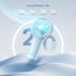 2024 Upgrade Handheld Portable Fan Longer Lasting Max 20Hrs Working Time, 4 Speeds Strong Wind USB Rechargeable Personal Mini Fan Desk Fan for Gir...
