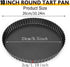 Tart Pan 10 Inch Tart Pan Carbon Steel Round Non-Stick Pan Quiche Pan with Removable Chassis for Mousse Cakes, Kitchen Reusable Baking Tool with A...