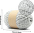 100g/3.5oz BulingBuling Acrylic Reflective Yarn,White yarn,Worsted Fine #2 Yarn - 210 metres/230 yards,Reflective thread,Beginners Yarn for Croche...