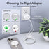 Magnetic Wireless Charger, 15W Mag-Safe Portable for Apple, 5ft, Dual Ports Fast Flat Magnet Charger for iPhone 15 14 13 12 Pro Max Plus & Airpods...
