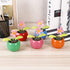 Red Seven-Starred Ladybug Solar Dancing Car Dashboard Decorations, Funny Solar Powered Dancing Flower Pot Car Ornaments Flower Swinging Toy for Ca...