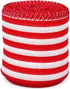 Ribbon Wired,2 1/2”x10 Yard,Red White Stripe Ribbon for Easter, Christmas, Wreath, Spring,Independence Day. Summer, Wedding, Baby Shower, Birthday...