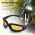 Peicees 4 Dirt Bike Motorcycle Goggles UV Protection Dustproof Windproof Safety Glasses with 2 Skull American Flag Face Mask...