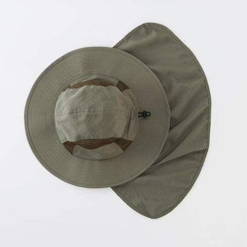 Home Prefer Sun Hats for Men Women Fishing Hat UPF 50+ Wide Brim Bucket Hat UV Protection Hat with Neck Flap Garden Beach...