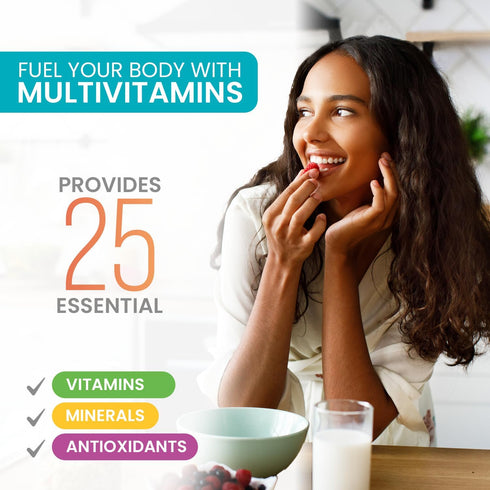 Multi Plus Topical Patch for Adults Men Women Essential Daily Healthy Patches Natural Boost Time-Released Formula All Day Nutrition Immune Support...