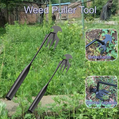 Weed Puller Tool Garden Weed Pulling Tool,Durable Manganese Steel Hand Weeder Tool, Manual Multifunctional Weeders Gardening Tools for Yard and Ga...