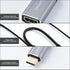 ELUTENG HDMI Female to USB C Male Adapter 4K@60Hz Portable HDMI Input to Type C Output Converter Cable Thunderbolt 3 Adapter Compatible for Micros...