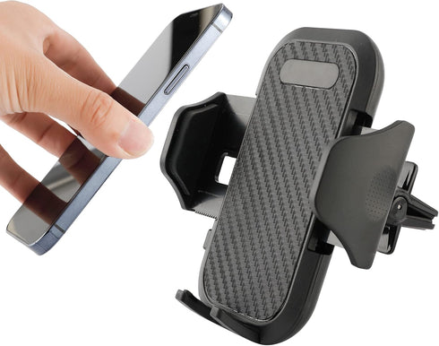LAX Gadgets Cell Phone Holder Car, Phone Car Mount, Car Vent Phone Mount, Cradle-Type Phone Car Holder, Cellphone Holder for Car Vent, Car Mount w...