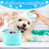 3PCS Dog Bath Brush, Dog Scrubber for Bath, Dog Bath Supplies, Dog Shampoo Brush with Adjustable Ring Handle, Bathing and Massaging Brush Christma...