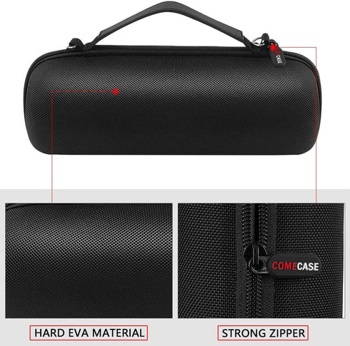 Comecase Portable Bluetooth Speaker Case for JBL FLIP 6 / 5 / 4, Hard Travel Storage Holder with Adjustable Shoulder Strap, Waterproof Speaker Cas...