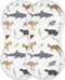Australian Animal Koala Kangaroo Muslin Burp Cloths for Baby 2 Pack 100% Cotton Baby Washcloths Bibs for Boy Girl...