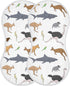 Australian Animal Koala Kangaroo Muslin Burp Cloths for Baby 2 Pack 100% Cotton Baby Washcloths Bibs for Boy Girl...