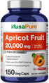 NusaPure Apricot Extract 20000mg 150 Veggie Capsules (Extract 20:1, Vegan, Non-GMO)...