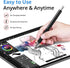 Capacitive Stylus Pen (4 Pack), Universal Stylist Pens 2 in 1 Precision Series Fine Point Disc Touch Screen for iPhone/iPad/Android/Tablet and All...