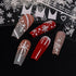 6 Sheets White Glitter Snowflakes Christmas Nail Art Stickers Decals Self-Adhesive Pegatinas Uñas Nail Supplies Nail Art Design Decoration Accesso...