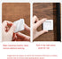 2 Pack Sliding Door Lock Handle Foldable Sticky Safety Non Punching Grip Sticker for Slide Window Closet Cabinet Glass Doors Home Kitchen Washing ...
