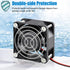 GDSTIME 60mm x 25mm 12V DC Waterproof IP67 Fan High Speed Dual Ball Bearing Small Brushless Cooling Fan for Solar Battery Box Server Ventilation...